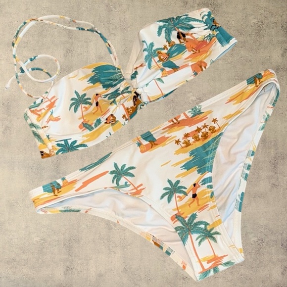 Roxy Hawaiian Surfers Bikini - Picture 1 of 8